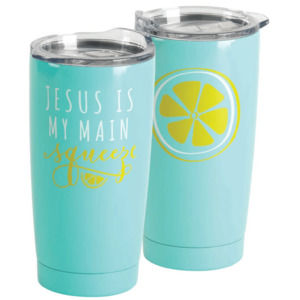 Jesus Is My Main Squeeze Stainless Steel Tumbler